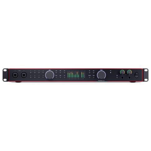 Focusrite Scarlett 18i20 4th Gen 18-in 20-out USB Audio Recording Interface Rack Front