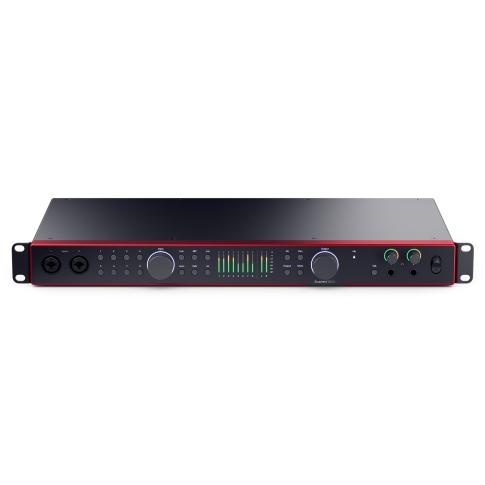 Focusrite Scarlett 18i20 4th Gen 18-in 20-out USB Audio Recording Interface Rack Tilt