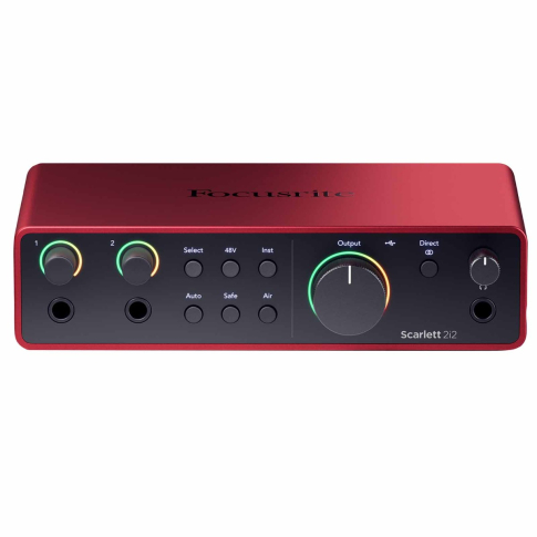 Focusrite Scarlett 2i2 Studio with Desk Monitors | IDJNOW