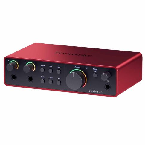 Focusrite Scarlett 2i2 Studio with Desk Monitors | IDJNOW