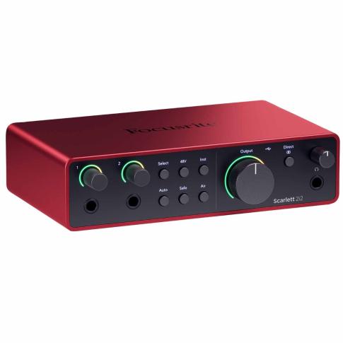 Focusrite Scarlett 2i2 Studio with Desk Monitors | IDJNOW