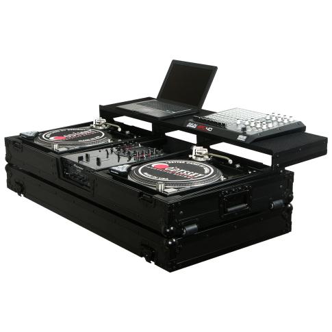 Odyssey FZGSPBM10WBL Black Label Turntable DJ Coffin