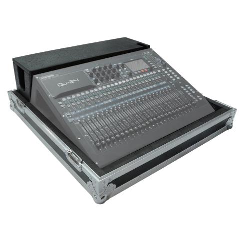 Gator Cases G-TOURQU24 G-Tour Series Doghouse Style Large Format Mixer Case for the Allen & Heath QU-24 Mixer