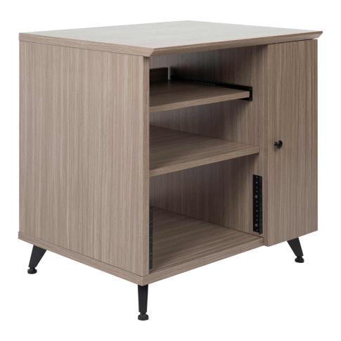 Gator Cases GFW-ELITESIDECAR-GRY Sidecar Cabinet with Shelf in Grey