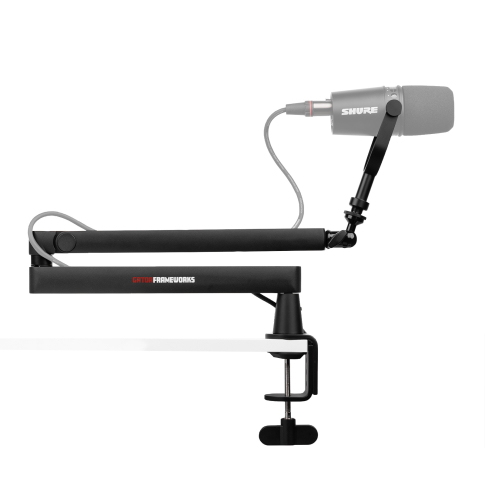 Gator Cases GFWMICBCBM2500 Low Profile Broadcast Boom Microphone Stand