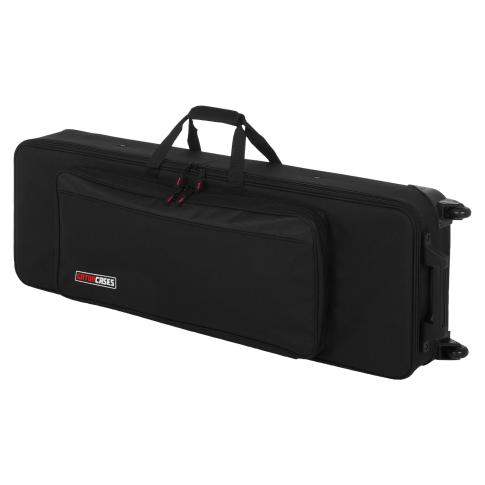 Gator Cases GK-61-SLIM Slim 61-Note Lightweight Keyboard Case with Wheels