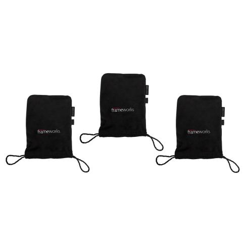 Gator Frameworks GFW-MICPOUCH-3PK Soft Bags for Studio Mics (3 Pack)