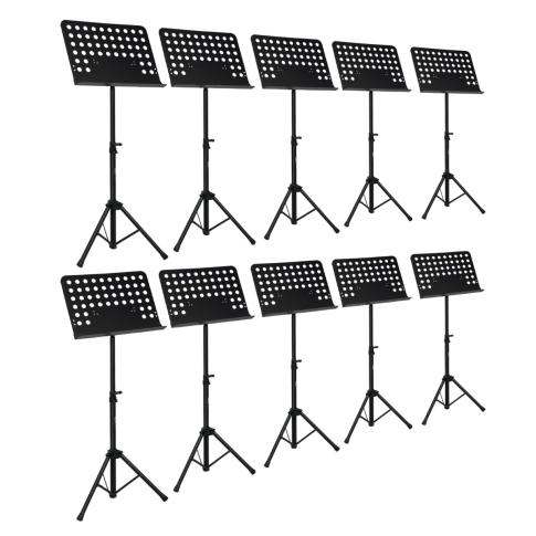 Gator Frameworks GFW-MUS-0500 Lightweight Sheet Music Tripod Stands 10-Pack