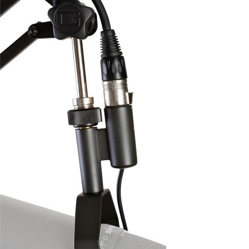 Gator Frameworks GFWMICBCBM1000 Desk-Mounted Broadcast Boom Mic Stand Close Up 2