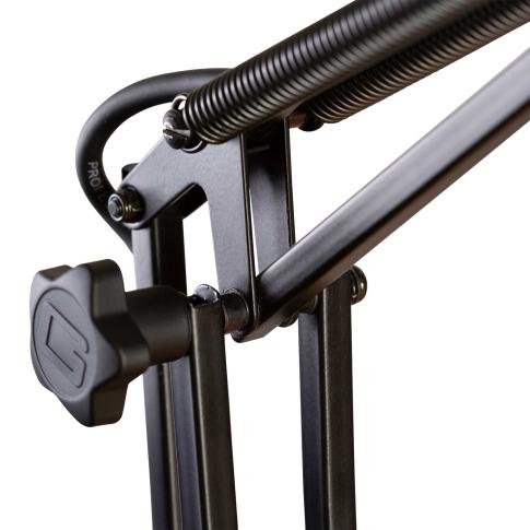 Gator Frameworks GFWMICBCBM1000 Desk-Mounted Broadcast Boom Mic Stand Close Up Joint