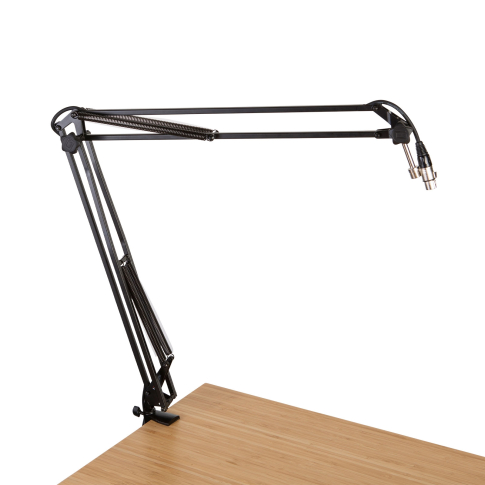 Gator-Frameworks-GFWMICBCBM1000-Desk-Mounted-Broadcast-Boom-Mic-Stand Desk 2