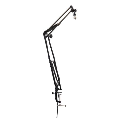 Gator Frameworks GFWMICBCBM1000 Desk-Mounted Broadcast Boom Mic Stand