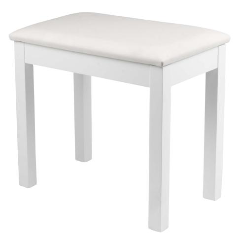 Gator Frameworks Traditional Wooden Piano Bench in White