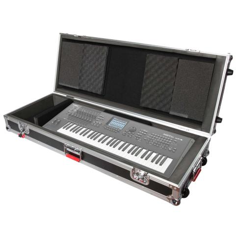 Gator Cases G-TOUR 61V2 G-Tour Series 61 Note Keyboard Road Case with Wheels