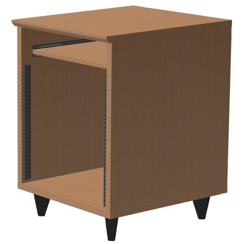 Gator Frameworks Elite Series 10U Studio Rack Table - Natural Maple
