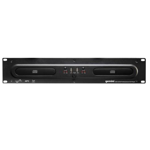Gemini CDX-2250i Rack Mount Dual CD Player | IDJNOW