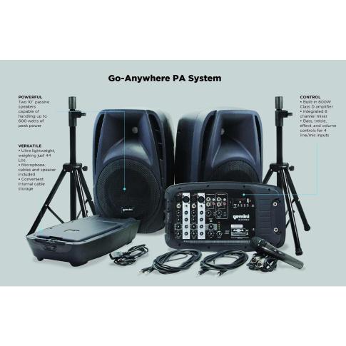 Pa System Gemini Speaker Stand Gemini Es210mxblu Gemini ES