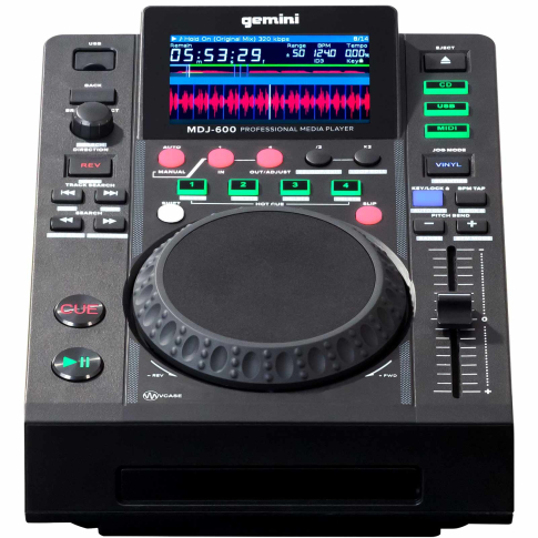Gemini MDJ-600 Professional USB/CD Media Player | IDJNOW