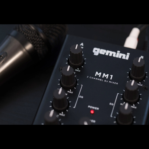 Gemini MM1 2-Channel Compact Mixer | IDJNOW