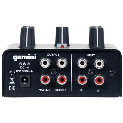 Gemini MM1BT 2-Channel Analog Mixer with Bluetooth | IDJNOW