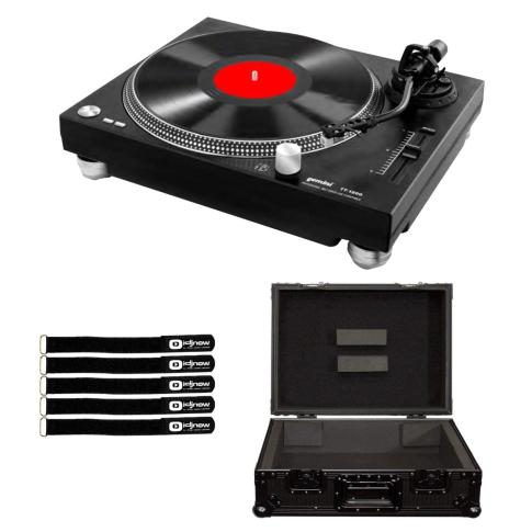 Gemini TT-1200 Belt Drive Turntable with Black Turntable Case