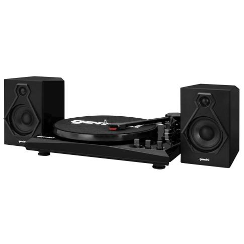 Gemini TT-900 Black/Black Bluetooth Stereo Turntable System