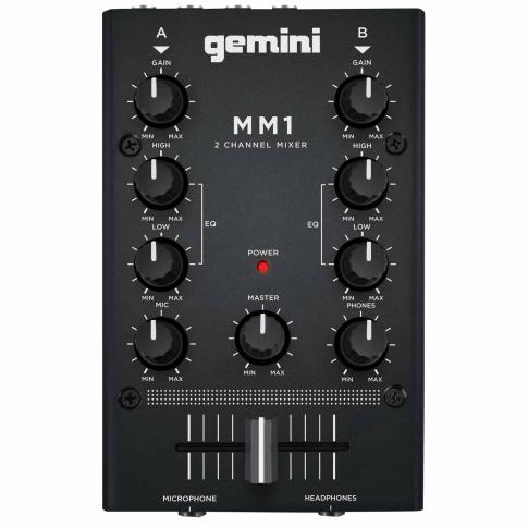 Gemini MM1 2-Channel Compact Mixer