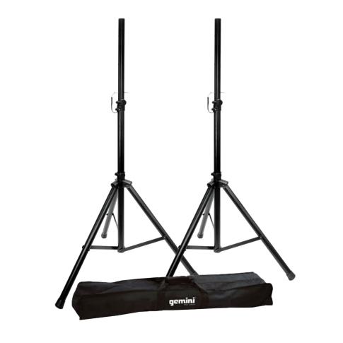 Gemini DJ ST-Pack Dual Speaker Stands with Carrying Case