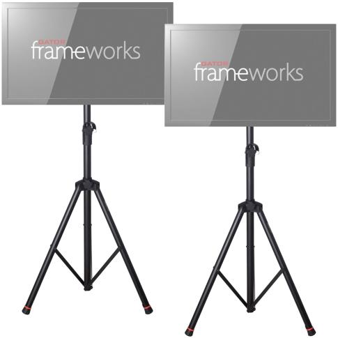 (2) Gator Cases GFW-AV-LCD-1 Standard Tripod LCD/LED Stands
