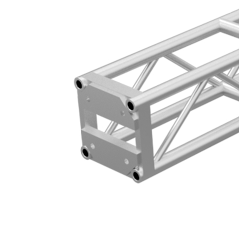 Global Truss DT-GP Square 10FT End Plated Straight Segment [DT-GP10] Zoom