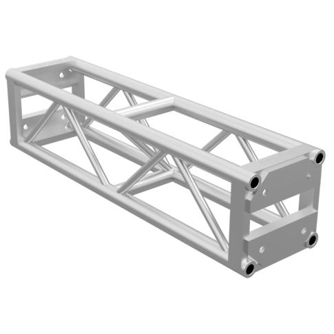 Global Truss DT-GP Square 4FT End Plated Straight Segment [DT-GP4] Right
