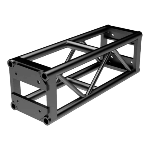 Global Truss DT-GP3-BLK 3FT End Plated Truss in Black