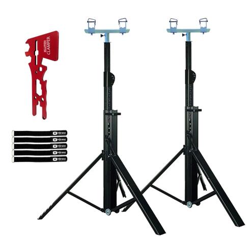 Global Truss DT-PRO4000 13FT Crank Stand 2-Pack with Truss Adapters