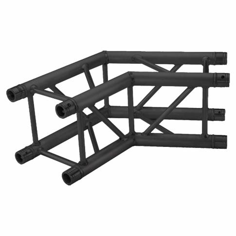 Global Truss SQ-4123 BLK/MTE 2-Way 135 Degree F34 Corner Black Matte