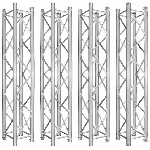 Global Truss 6.56FT (2.0m) Square Segments [SQ-4112] Quad Package