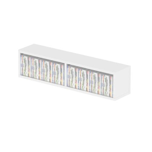 Glorious CD Box 90 White Holds up to 90 Slim or 62 Jewel Cases