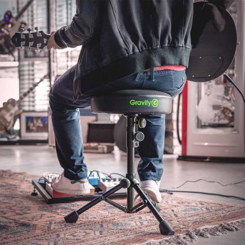 Gravity GFDSEAT1 Round Musicians Stool Example