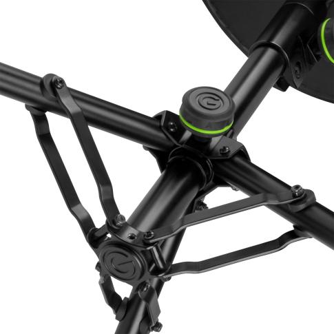 Gravity GFDSEAT1 Round Musicians Stool Foldable with Adjustable Height