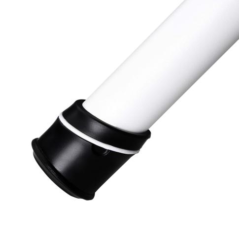Gravity GSP5211W Aluminum 35 mm Speaker Stand in White Tripod Foot Closeup