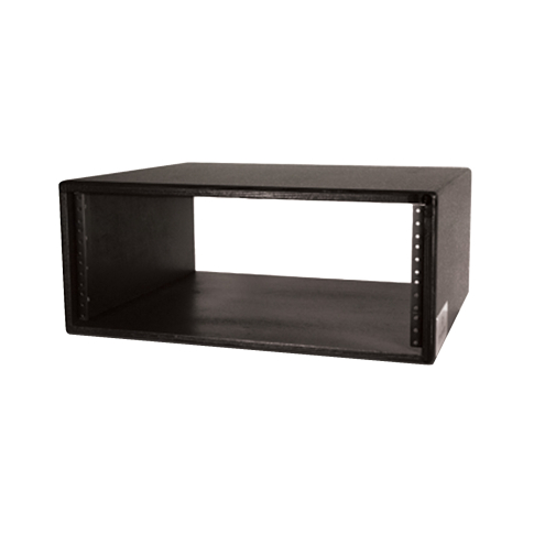 Grundorf SRB-0416 Textured Black 4U Studio Equipment Rack Shell