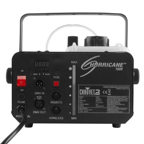 Chauvet DJ Hurricane 1600 Fog Machine Rear View