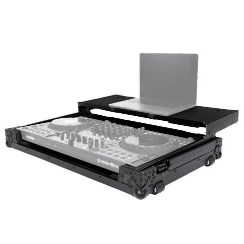 Headliner HL10013 Pitch Black DDJ-FLX10 Case with Platform & Wheels