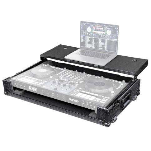 Headliner HL10016 Black Case for Rane Four with Platform & Wheels