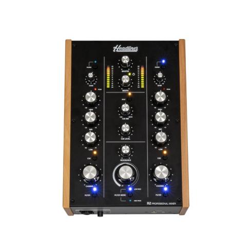 Headliner HL90100 R2 - 2 Channel Rotary DJ Mixer