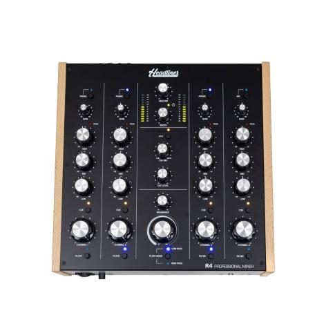 Headliner HL90120 R4 4-Channel Analog Rotary DJ Mixer