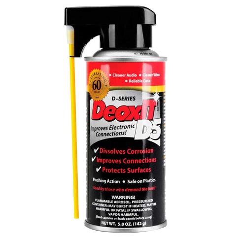 Hosa D5S-6 CAIG DeoxIT 5oz Deoxidizing Solution Contact Cleaner