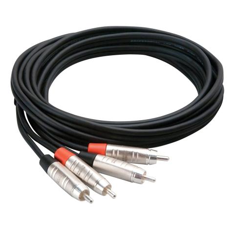 Hosa HRR-020X2 Dual REAN RCA to Same 20FT Pro Stereo Interconnect Cable