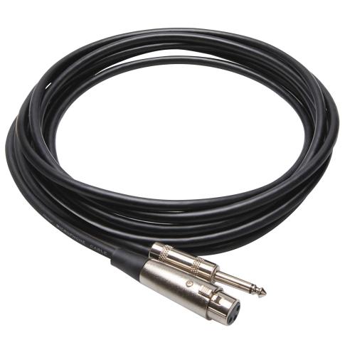 Hosa MCH-105 5 foot XLR3F to 1/4 in TS Microphone Cable