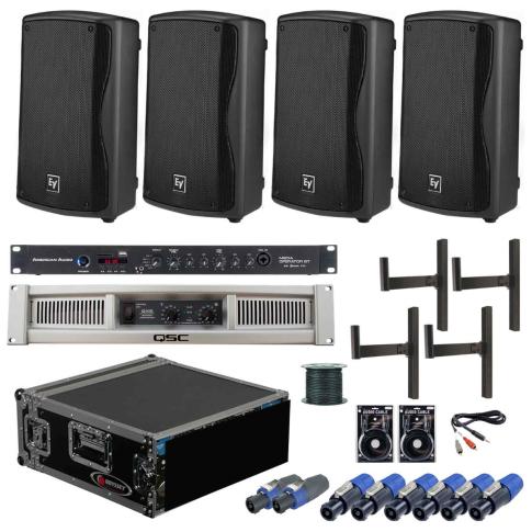 IDJNow Fitness Center Complete Easy Sound Installation Package