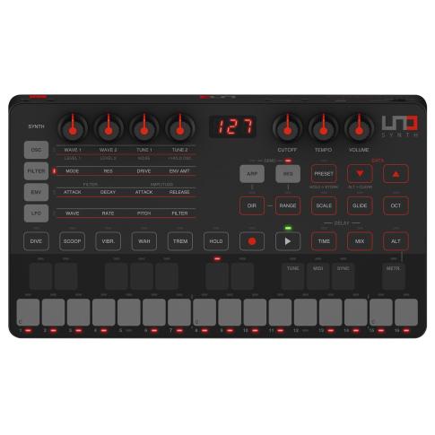 IK Multimedia UNO Synth Ultra-Compact Monophoninc Analog Synthesizer